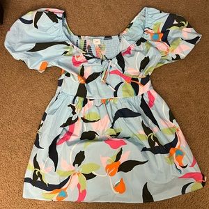 Off the shoulder spring dress